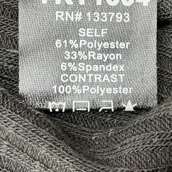 POL Floral Lace Patchwork Top-BLACK S/M/L NIP POL SHORT SLEEVE PATCH - Picture 10 of 16